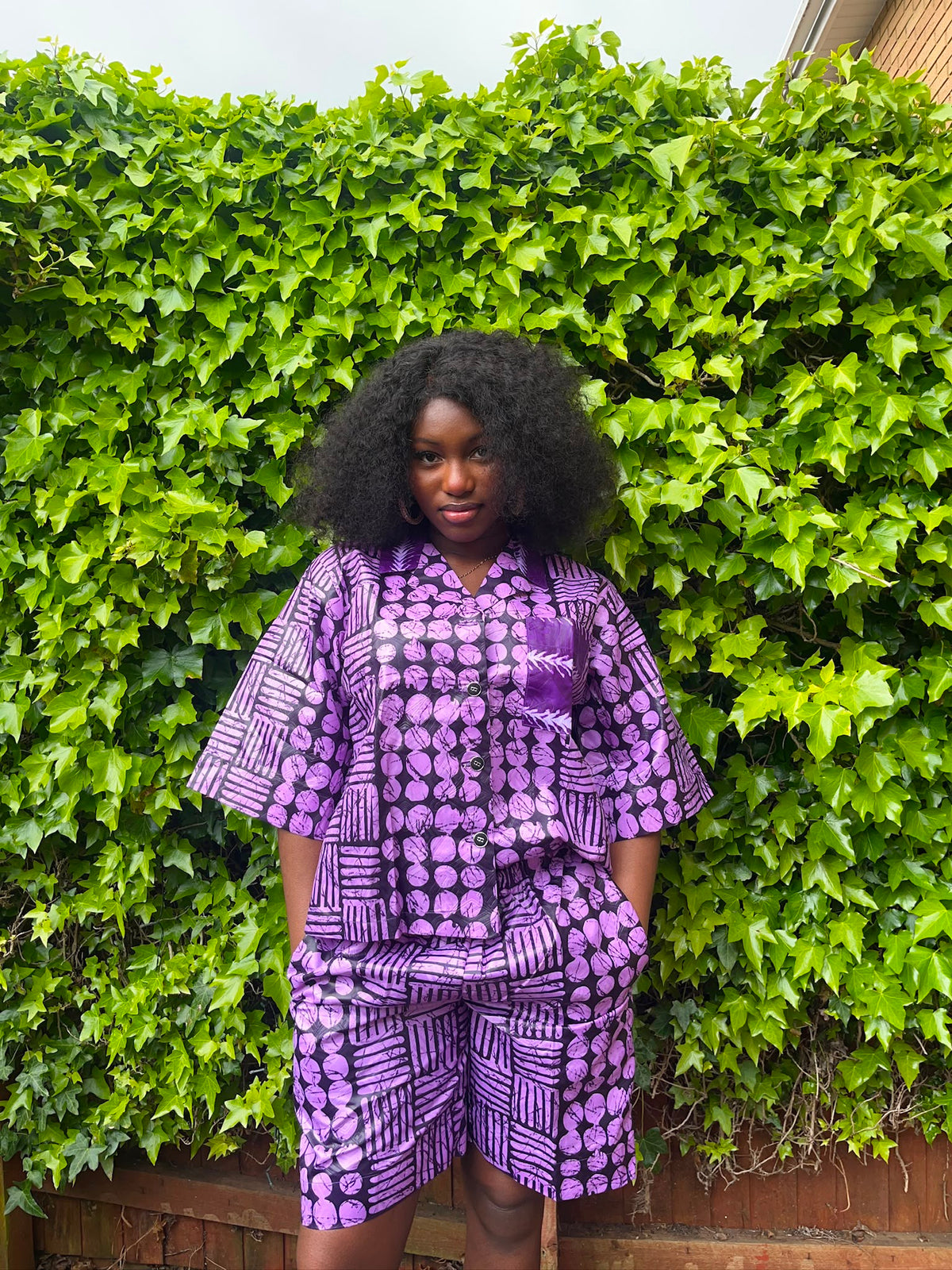 Ankara Tops&shorts