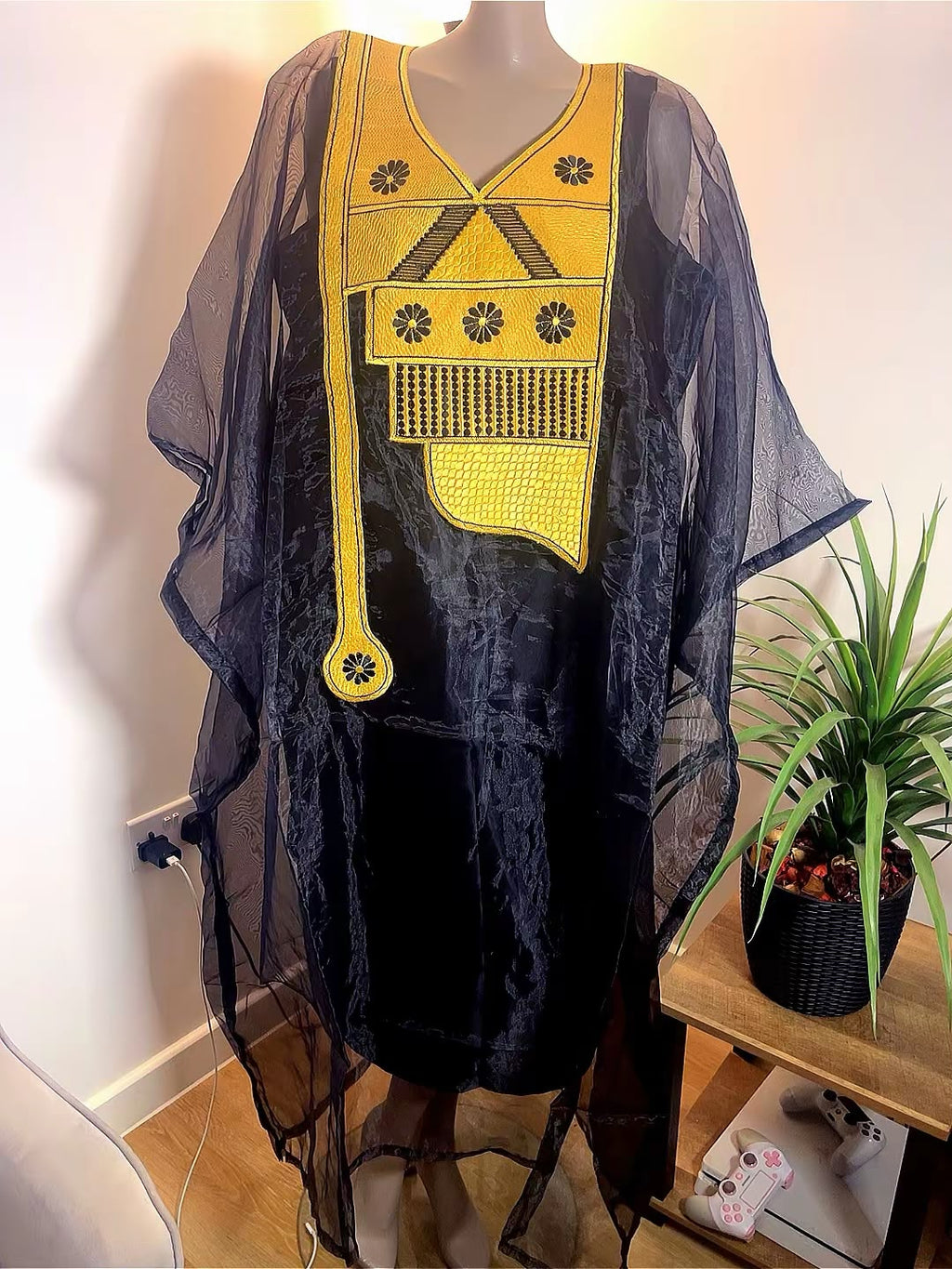 Embroidery Organza Bubu
