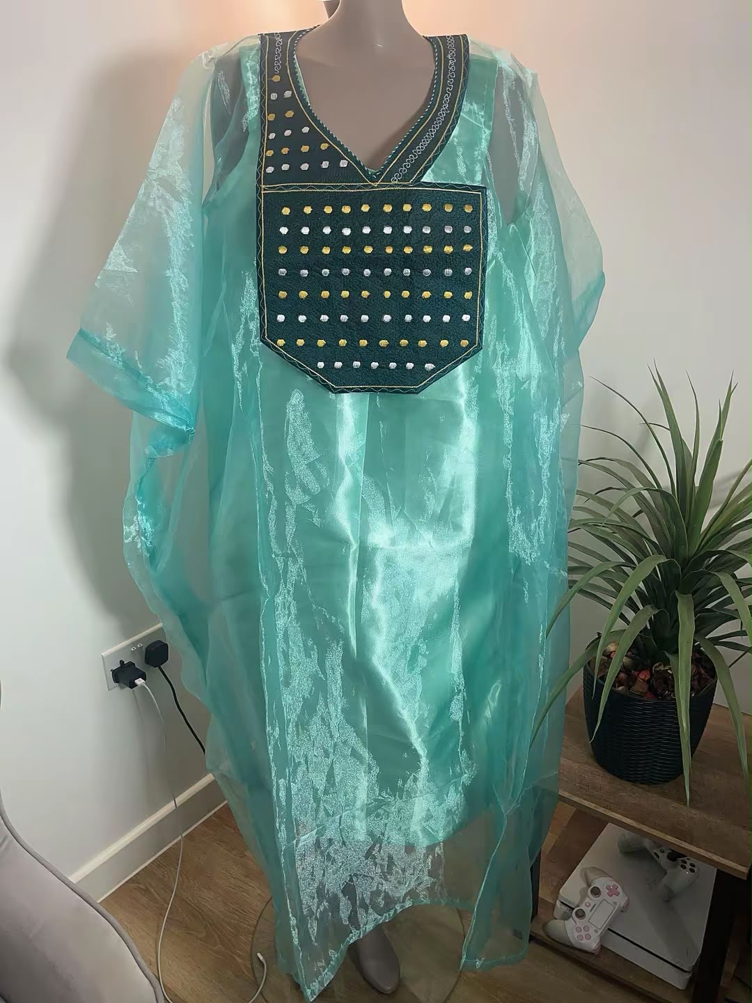 Embroidery Organza Bubu