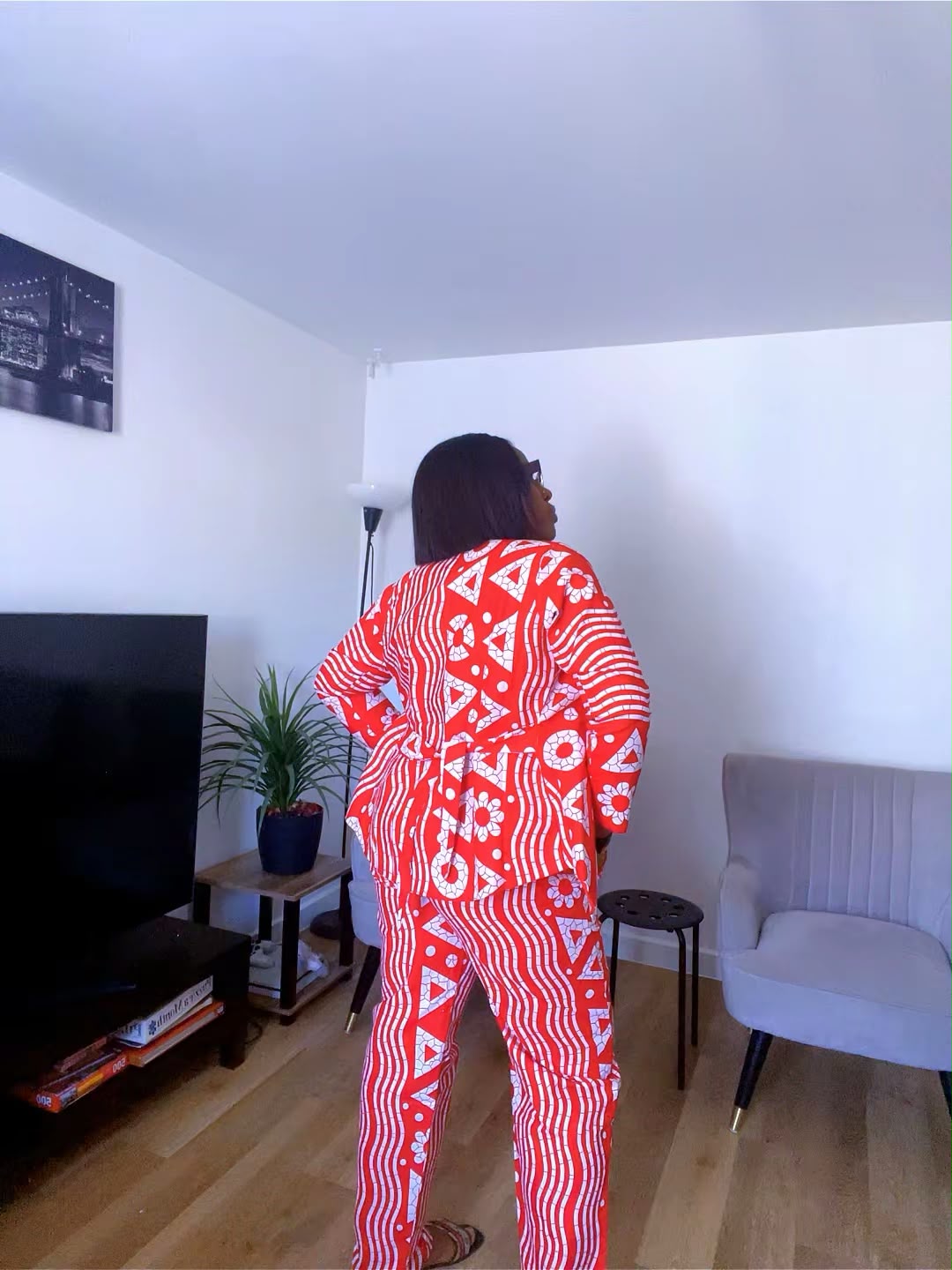 Ankara Blazer 2pcs