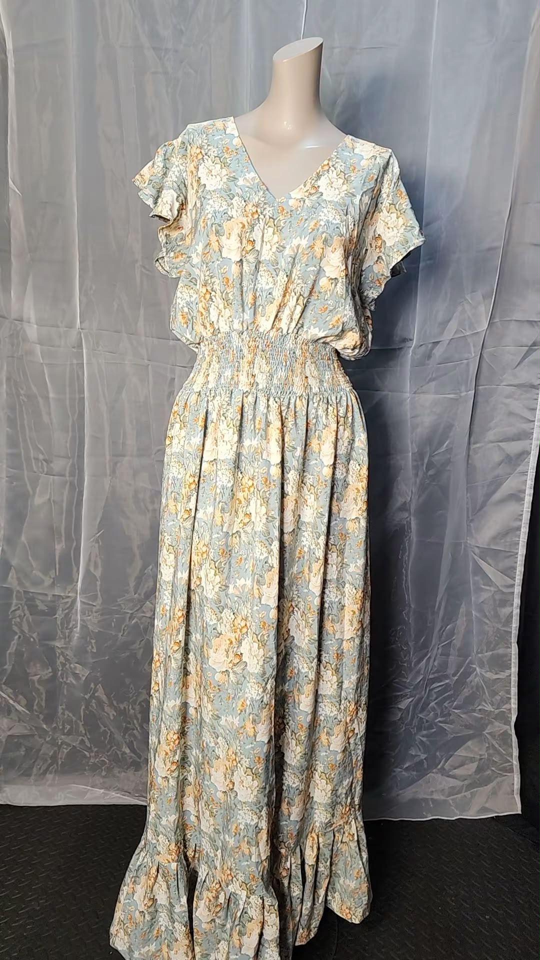 FLORAL DRESS(Sales 007)