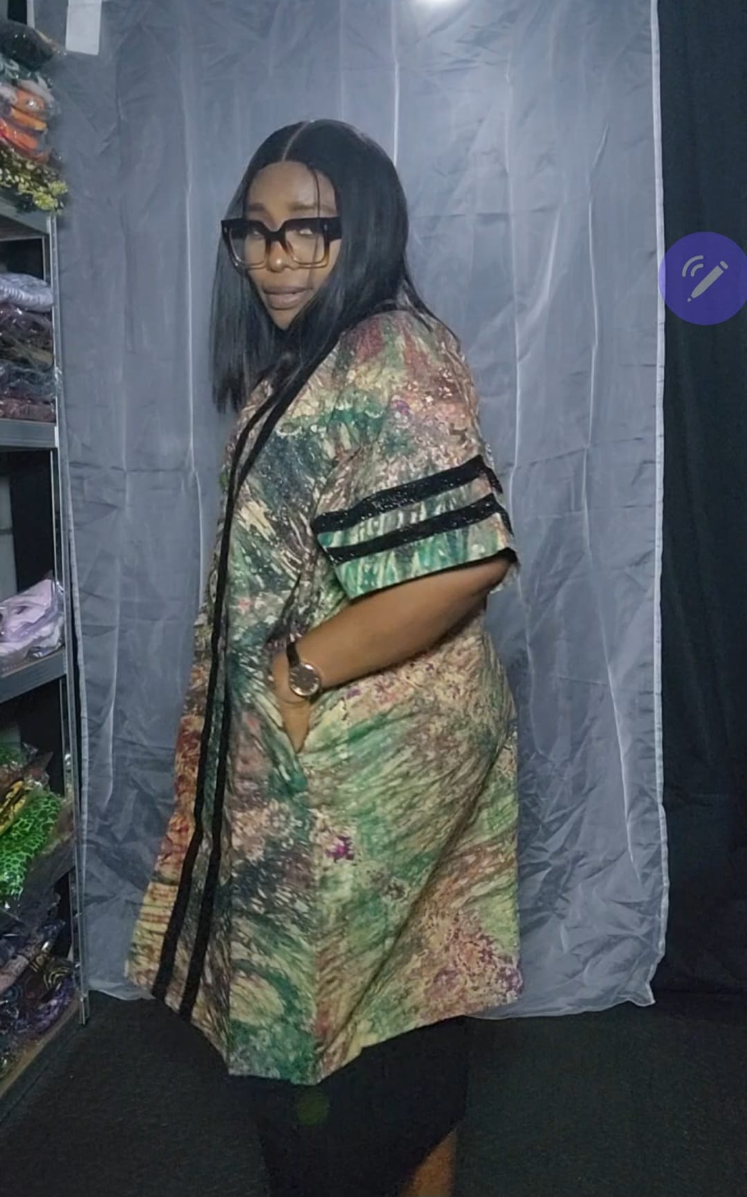 ADIRE BATIK KIMONO 551