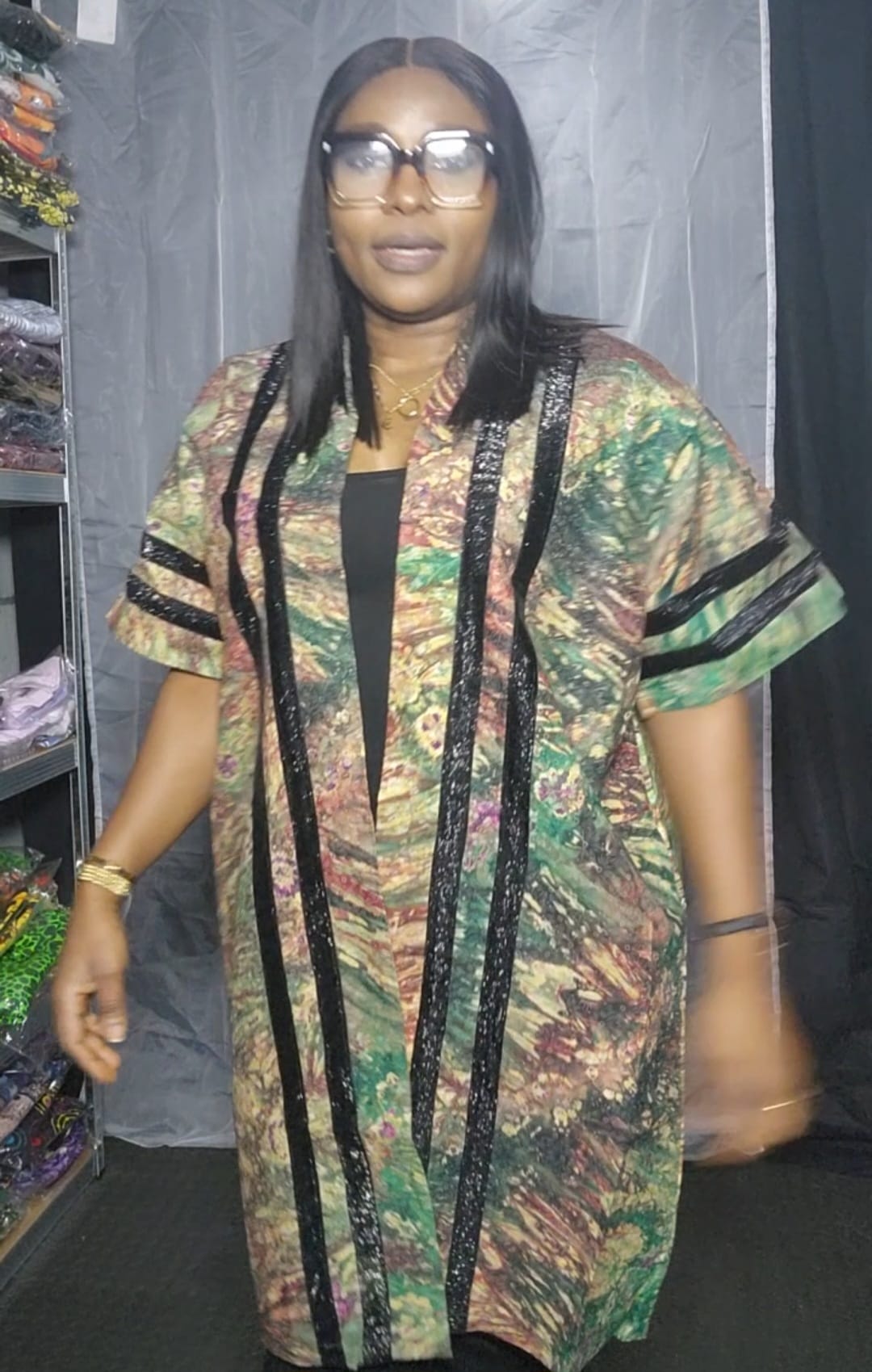 ADIRE BATIK KIMONO 551